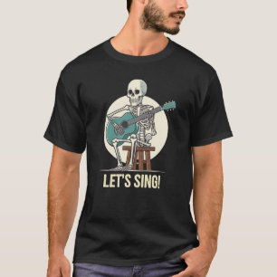 T-shirt Chantons « Sérieux morts de musique »