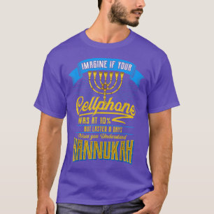 T-shirt Chanukah Juif Menorah Citation drôle Sarcastique H
