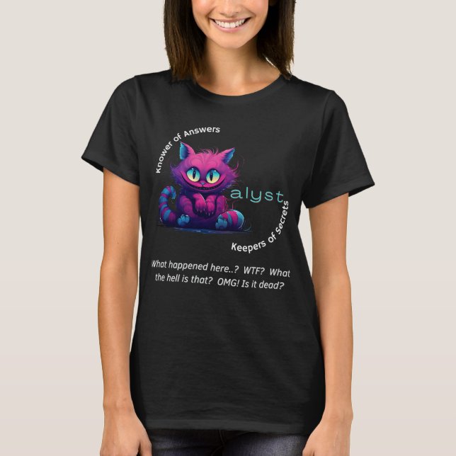 T-shirt Chaos Cat Tee – CatAlyst: Your Panic Is Manna (Devant)