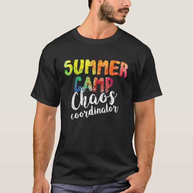 T-shirt Chaos Coordinator   Summer Camp Counselor (Devant)