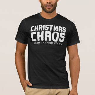 T-shirt Chaos de Noël avec le [Insérez Votre Nom] Drôle