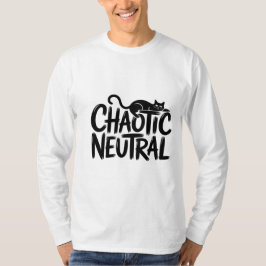 T-shirt Chaotique Chat Neutre - Drôle