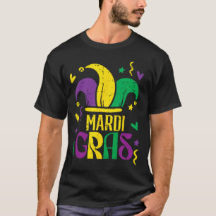T-shirt Chapeau de Bouffon Mardi Gras Tenue Carnaval Homme