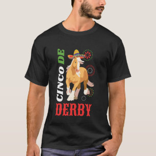 T-shirt Chapeau De Cheval De Derby Cinco De Mayo Sombrero