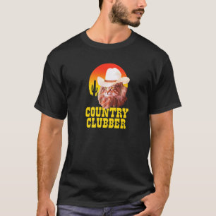 T-shirt Chapeau de cow-boy de Country Clubber Cat Musique