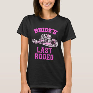 T-shirt Chapeau de cowgirl enterrement de vie de jeune fil