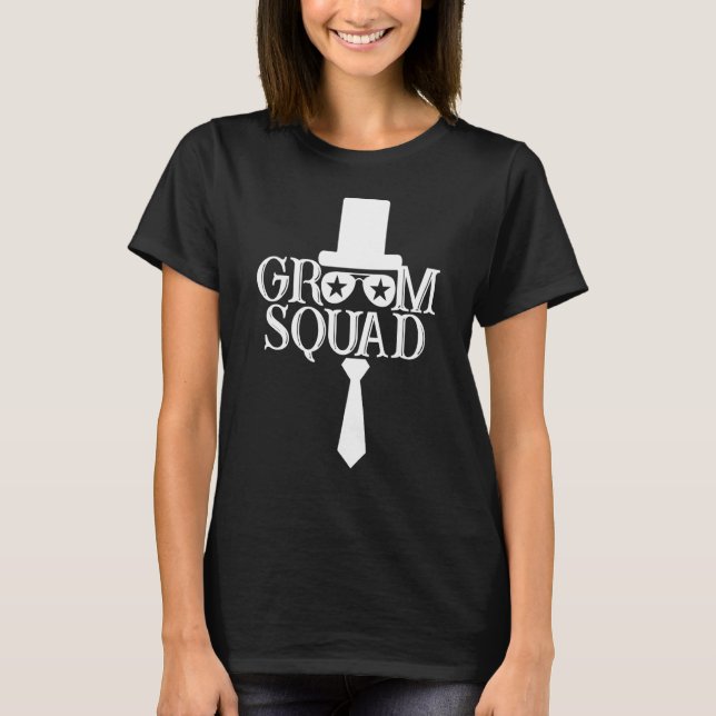 T-shirt Chapeau de l'équipe du marié Cadeau de mariage de  (Devant)