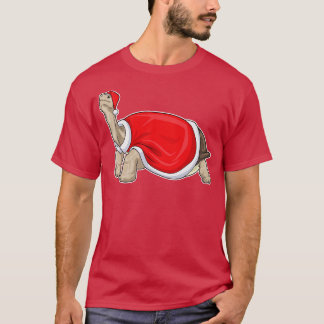 T-shirt Chapeau de Noël à la tortue