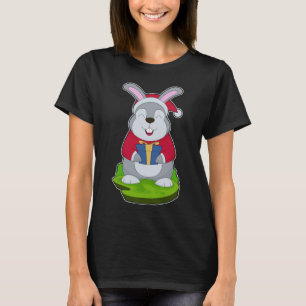 T-shirt Chapeau de Noël de lapin