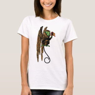 T-shirt Chapeau de singe volant maléfique de l'assistant v