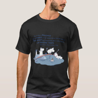 T-shirt Chapeau de Snufkin Moomin avec fleurs en contour