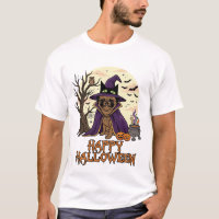 Chapeau de sorcière Pug joyeux Halloween Chaudron