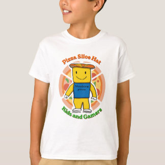 T-shirt Chapeau de tranche de pizza adorable - Enfants et 