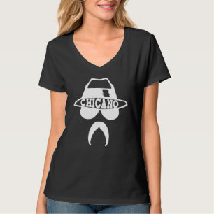 T-shirt Chapeau Lowrider Moustache Chicano