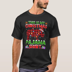 T-shirt Chapeau Noël C'Est Mon Pyjama De Noël Rhino