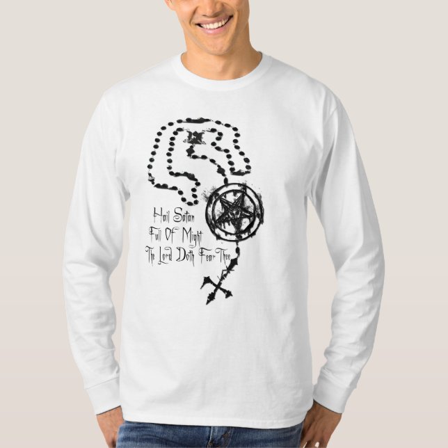 T-shirt Chapelet satanique (Devant)