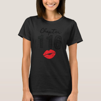 T-shirt Chapitre 116 Lèvres Joyeux Léopard d'anniversaire 