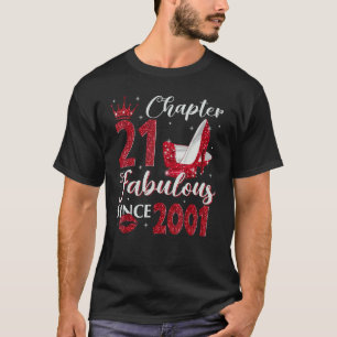 T-shirt Chapitre 21 Fabuleux depuis 2001 21e anniversaire