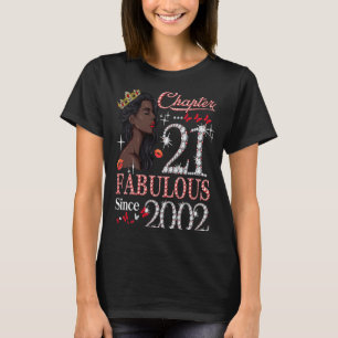 T-shirt Chapitre 21 Fabuleux depuis 2002 21e Anniversaire