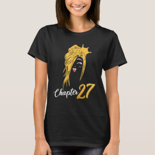 T-shirt Chapitre 27 Anniversaire Blondie Blond Cheveux Fem