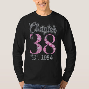 T-shirt Chapitre 38 Fabuleux depuis 1984 38e anniversaire