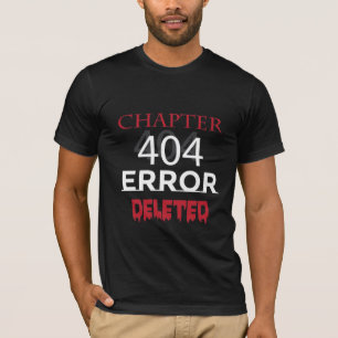 T-shirt Chapitre 404 Erreur supprimée