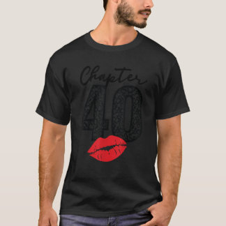 T-shirt Chapitre 40 Lèvres Joyeux léopard d'anniversaire 4