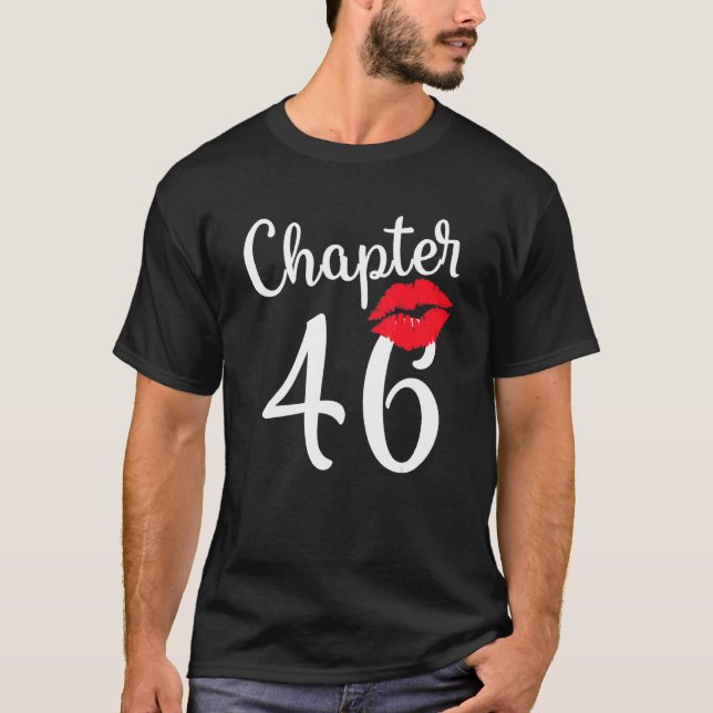 T-shirt Chapitre 46 Femme d'anniversaire (Devant)