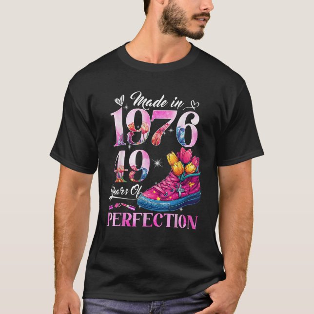 T-shirt Chapitre 49 EST 1976 Cadeaux de 49 ans 49e anniver (Devant)