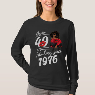 T-shirt Chapitre 49 Fabuleux depuis 1976 49e anniversaire 