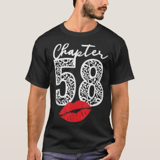 T-shirt Chapitre 58 Lèvres Joyeux léopard d'anniversaire 5