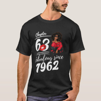 T-shirt Chapitre 63 Fabuleux depuis 1962 63e anniversaire