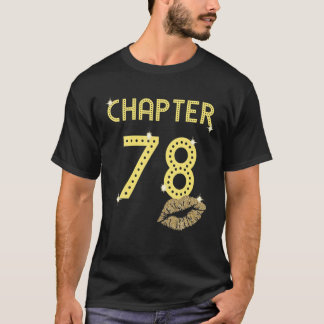 T-shirt Chapitre 78 Années 78E Joyeuses Lèvres Anniversair