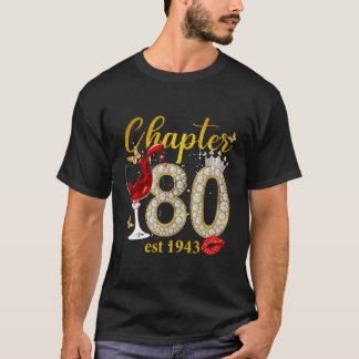 T-shirt Chapitre 80 Fabuleux depuis 1943 80E Pour
