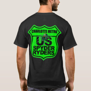 T-shirt Chapitre de Charlotte Metro - Logo 2 faces Vert