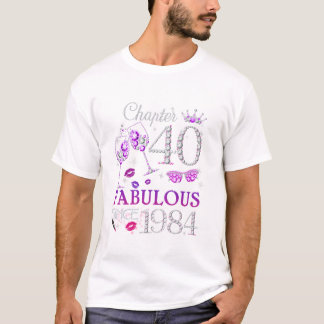 T-shirt Chapitre des femmes de 40 ans
