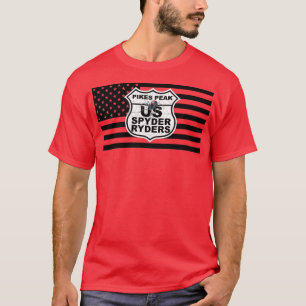 T-shirt Chapitre Pikes Peak - Drapeau noir et logo