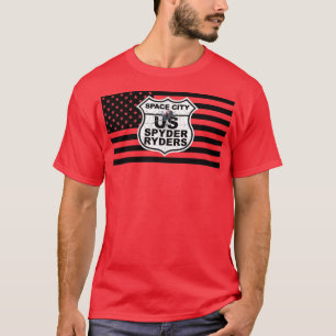 T-shirt Chapitre Space City - Drapeau noir et logo