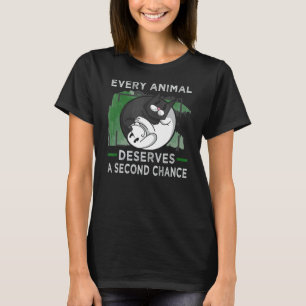 T-shirt Chaque Animal Mérite Une Seconde Chance Secourt An