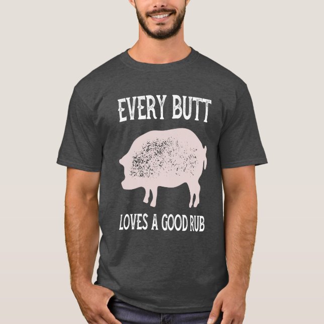 T-shirt Chaque bouton aime un bon coup (Devant)