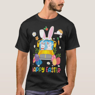 T-shirt Chaque Bunny est un conducteur de bus scolaire pré