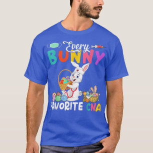 T-shirt Chaque Bunny Favori CNA Joyeux Bunny Nurse de Pâqu