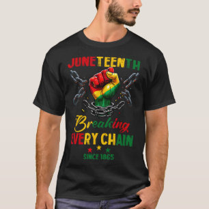 T-shirt Chaque Chaîne Depuis 1865 Femmes Hommes JunetDix F