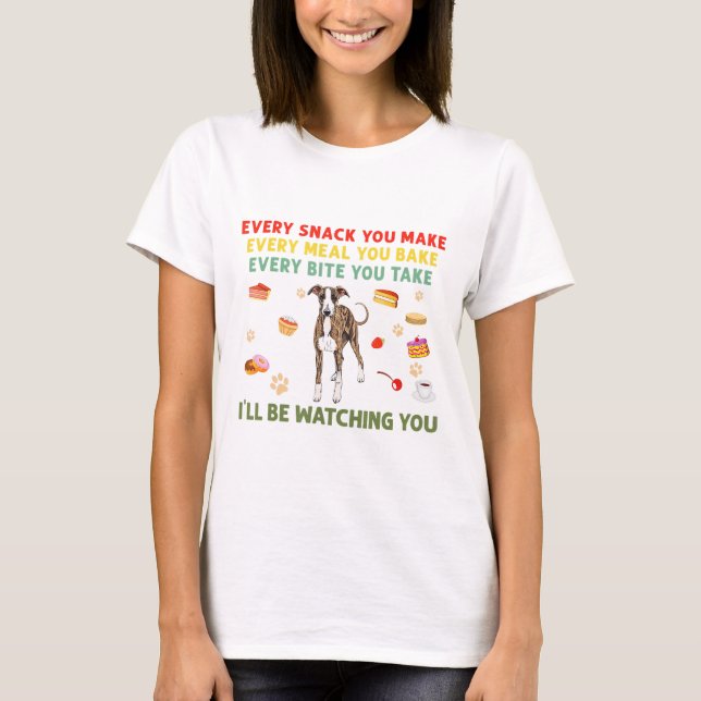 T-shirt Chaque collation que vous faites chaque repas que  (Devant)