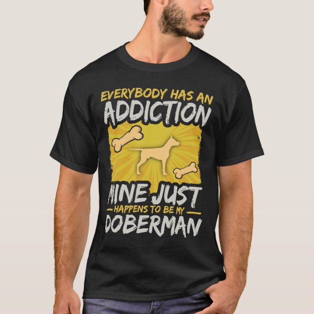 T-shirt Chaque Doberman (Devant)