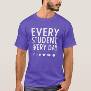 T-shirt Chaque élève, chaque jour, enseignant — Éducateur
