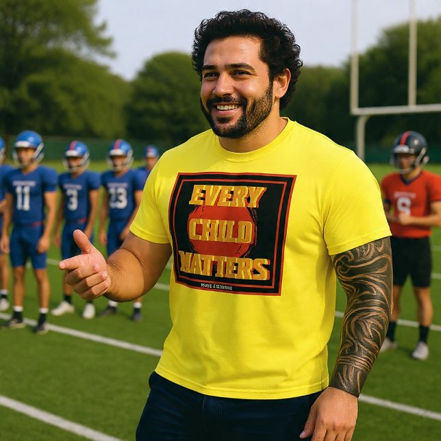 T-shirt Chaque enfant compte cercle rouge (Créateur téléchargé)