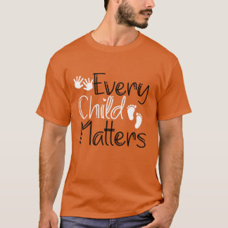 T-shirt Chaque enfant compte, Orange Orange Day