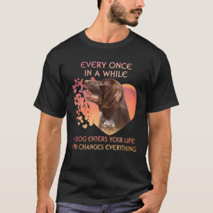 T-shirt Chaque Fois De Temps En Temps Un Pointeur Allemand