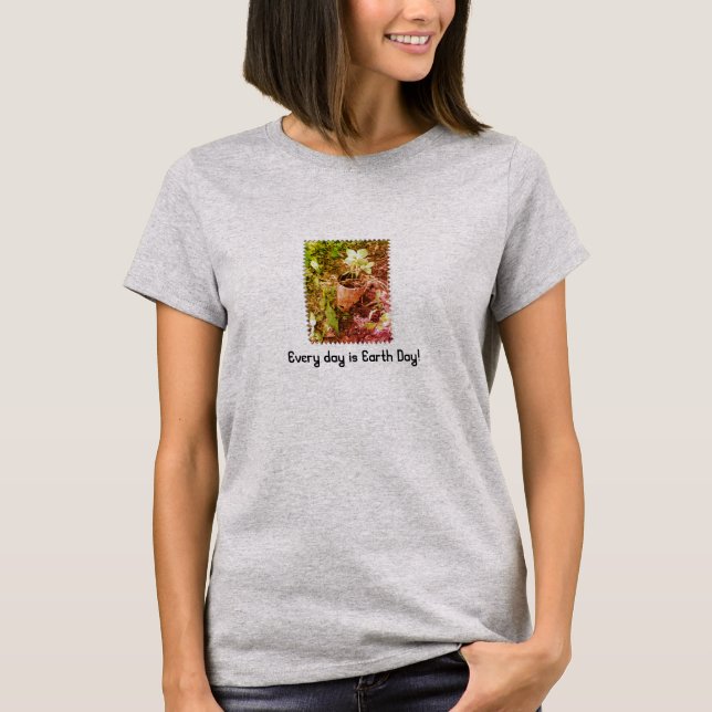 T-shirt Chaque jour est jour des terres ! (Devant)